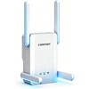 COMFAST Ripetitore WiFi, 2700Mbps Wi-Fi6 Dual Band Amplificatore Segnale WiFi con 4 Antenne, Porta Gigabit LAN/WAN, WPS, MU-MIMO&OFDMA, Modalità Ripetitore/Router/AP, WPA3, per Casa e Ufficio