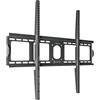ONKRON Supporto TV Parete Fisso 55" - 100", Staffa TV Carico fino a 80 kg, VESA 75x75 - 800x600 mm, Braccio televisore Universale, Porta Televisore da muro Fissato, per Casa e Ufficio, Nero, UF4-B