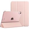 MoKo Custodia Protettiva Rigida per Tablet, Compatibile con iPad 10 Generazione 2022 iPad 10,9", Copertura in Due Scanalature con Chiusura Magnetica, Auto Spegnimento e Accesione, Oro Rosa