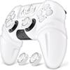 playvital Cover Skin per ps5 Controller,Custodia Protettiva Silicone Antiscivolo per ps5 Joystick&Copri Levette Analogiche&Adesivo Touchpad(Runes)-Compatibile con Base di Ricarica-Bianco