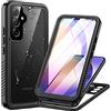 Focusor Cover per Samsung Galaxy A54 5G, IP68 Impermeabile e Antiurto 360 Gradi Protezione Custodia Subacquea Rugged Full Body Waterproof con Protezione dello Schermo per Samsung A54 6.4", Nero
