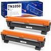 Skydo Compatible toner TN1050 compatible per Brother TN-1050 compatibile per MFC-1910W MFC-1810 DCP-1610W DCP-1612W DCP-1510 DCP-1512 HL-1110 HL-1112 HL-1210W (2 Nero)