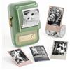 NIIMBOT Etichettatrice B21 Pro,Stampante di etichette HD 300DPI,con grandi etichette autoadesive impermeabili per foto, casa, ufficio e affari-verde scuro