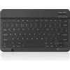 cimetech Tastiera Bluetooth, tastiera wireless ultrasottile Italiano Design silenzioso e portatile con batteria ricaricabile integrata per iOS, Mac, iPad, Windows e sistemi operativi superiori-nero