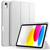 CACOE Custodia Cover Compatibile con iPad 11a Generazione (A16) 11" (2025) / iPad 10a Generazione 10.9" (2022) (A2757/A2777), Ultra Sottile Retro Cover con Portapenne,Argento