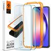 Spigen AlignMaster Vetro Temperato compatibile con Samsung Galaxy A54 5G, 2 Pezzi, Installazione Semplice con Cornice di Allineamento, Cristallino, Durezza 9H Pellicola prottetiva