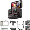 Insta360 Ace Pro 2 Pack Xplorer Argento: Action Cam 8K Impermeabile, Co-ingegnerizzata con Leica, Sensore 1/1.3", doppio Chip IA. Superba in Bassa Luce, Audio Superiore, Doppia batteria