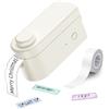 Makeid L1 Mini Etichettatrice HD 300dpi, Stampante di Etichette Bluetooth per iOS & Android, Etichettatrice Ricaricabile Portatile con 1 Rotolo di Etichette Adesive, Ideale per Casa, Ufficio e Scuola
