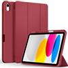 CACOE Custodia Cover Compatibile con iPad 11a Generazione (A16) 11" (2025) / iPad 10a Generazione 10.9" (2022) (A2757/A2777), Ultra Sottile Retro Cover con Portapenne,Bordeaux