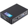 Mele Mini PC Windows 11 Pro Celeron N5105, QuieterHD3 Ordinateur de Bureau 16GB RAM + 512GB ROM NVMe M.2 2280 SSD,2.5" HDD, Desktop PC sans Ventilateur,WiFi5,4K Mini DP,Triple Display,Ethernet IPXE