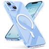 Oududianzi - Magnetica Cover per iPhone 14 Magsafe Case, Transparent