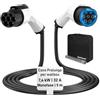 RamTouch Cavo Prolunga Tipo 2 (32 A, 7,4 kW, 5 Metri, Monofase) | Cavo di Estensione Compatibile con Caricatori per Auto Elettriche, Stazioni di Ricarica e Wallbox per EV/PHEV