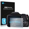 savvies 6 Pezzi Pellicola Protettiva per Canon PowerShot SX540 HS Protezione Schermo Trasparente