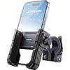 JOYROOM 2026 Porta Cellulare Moto, 【Antiscivolo Antivibrante】 Supporto Telefono Bici【1s Blocco】 Universale Porta Telefono Moto Manubrio Holder per iPhone 17/16, Samsung S26/S25, 4,7"-7,0" Smartphone