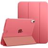 MoKo Cover Custodia iPad (A16) 11a Generazione 2025 /iPad 10a Generazione 2022, Cover Custodia Protettiva per Supporto Ultrasottile con Copertura Posteriore Traslucida in PC Rigido, Colore Guava