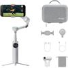 Insta360 Flow 2 Pro stabilizzatore gimbal per iPhone e Android, gimbal IA per smartphone, stabilizzatore per viaggi e vlog, stabilizzatore per video, YouTube, TikTok - Pack Creator Ultimate grigio
