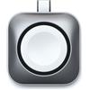 SATECHI Caricatore Wireless Magnetico USB C 5W per Apple Watch Ultra 3 2 1, Series 11 e precedenti e AirPods, Compatto in Alluminio, Base di Ricarica Wireless Certificata MFi - Cavo non incluso