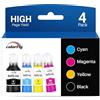 colorfly compatibile con 104 EcoTank Multipack Epson ET-2710 ET‑2711 ET-2715 ET-2720 ET-2726 ET-2700 ET-2750 ET-2756 ET-2810 ET-3700 ET-3750 ET-4700 ET-4750