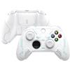 playvital Cover Controller per Xbox Series X/S Joystick, Custodia Silicone Case Grip Antiscivolo & Copri Levette Analogiche & Adesivi, Accessori Protettivi, Mecha Stellare-Bianco