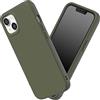 RhinoShield Case Compatible with [iPhone 13 mini] | SolidSuit - Shock Absorbent Slim Design Protective Cover with Premium Matte Finish 3.5M / 11ft Drop Protection - Seaweed Green