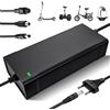 Yeerain Caricabatterie per Monopattino Elettrico, 42V 2A Caricabatterie Hoverboard 36V Monopattino Batteria con 4 Connettori per Hoverboard, Scooter Elettrico, Tavola da Drift, per X-iaomi, S-egway