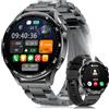 LIMIGE Smartwatch Uomo Militare, 800 mAh, Touchscreen HD 1.7", Luce LED, Funzione Telefono, Monitoraggio Cardiaco/Sonno, IP68, 110+ Modalità Sportive, Compatibile Android/iOS