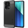 Spigen Cover Rugged Armor Compatibile con Xiaomi Redmi Note 13 4G - Nero Opaco