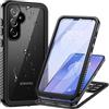 Focusor Cover per Samsung S25 FE, Impermeabile Antiurto [Protezione Schermo] IP68 Waterproof 360° Full Body Antipolvere Rugged Militare Subacquea Integrata Custodia per Samsung Galaxy S25 FE - Nero