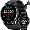 Retoo smartwatch smartwatch 45 mm orologio touch screen sport band fitness cinturino nero orologio regalo call android iOS uomo donna nero