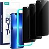 ESR 3 Pezzi Pellicola Vetro Privacy per iPhone 14 Plus/iPhone 13 Pro Max, Bordi curvi, Compatibili con le custodie, Protezioni per lo Schermo