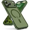 Oududianzi - Magnetica Cover per iPhone 17 Pro Max Magsafe, SogeGreen