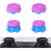 playvital Copri Levette Analogiche Gommini per ps5 Controller Joystick, Thumbs PRO Hurricane Cover Analogici Stick Grip Caps, Concavo, Viola&Blu