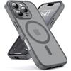 Oududianzi - Magnetica Cover per iPhone 16 Pro Magsafe Case, TitaniumGray