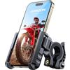 JOYROOM 2026 Porta Cellulare Moto, Supporto Telefono Moto Antivibrazione Porta Telefono Bici Manubrio Universale per iPhone 17 16 15 Pro Max, Samsung S26 S25 Ultra, 4.7-7" Smartphones