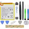 OnlyTech - Kit di riparazione Batteria per Samsung Galaxy Tab A7 Lite SM-T220 / T225-5100mAh - con 10 Strumenti e Adesivo