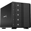 SABRENT Docking Station SSD/Hard Disk esterno/HDD 3.5 pollici, USB 3.1, 5 slot, con alimentatore e ventola, con 4 interruttori ON/OFF separati (DS-SC5B-EU)