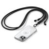 Satechi OntheGo™ Cordino per Smartphone USB C con Ricarica Rapida 60W, Dati 480 Mbps, Laccio Regolabile 1,5 m con Cavo Intrecciato per iPhone 17 16 15, Galaxy, Android - Nero