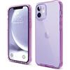 elago Ibrido Clear Custodia Cover Compatibile con iPhone 12 Case e Compatibile con iPhone 12 PRO Case (6.1"), Anti-Ingiallimento Hard PC Retro, Paraurti Flessibile Cover Antiurto (Lavanda)