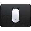 Satechi Tappetino Mouse 25 x 19 cm, Mouse Pad per Ufficio e Casa, Design Elegante, Reversibile e Resistente ai Graffi, Materiale Premium PU - Mousepad Nero