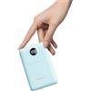 VEEKTOMX Power Bank 10000mAh 22,5W PD3.0 QC 3.0 Powerbank Mini USB C Caricabatteria Portatile Ricarica Rapida con Display a LED Compatibile con iPhone Huawei Xiaomi Tablets ecc. (Blu)
