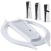 playvital Supporto per PS5/Slim/Pro, Base Stand Verticale per PS5 Pro/Slim/Standard Console Disco&Digitale, Accessorio Salvaspazio Antiscivolo, Stabilità Migliorata, Bianco