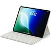 Satechi OntheGo™ Tastiera Wireless Bluetooth con Supporto Regolabile per iPad, Tablet e Laptop, 𝗤𝗪𝗘𝗥𝗧𝗬 𝗨𝗦, fino a 3 Dispositivi, Ricarica USB-C, Ergonomica e Compatta - Beige