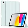 CACOE Custodia Cover Compatibile con iPad 11a Generazione (A16) 11" (2025) / iPad 10a Generazione 10.9" (2022) (A2757/A2777), Ultra Sottile Retro Cover con Portapenne,Verde chiaro