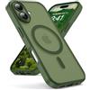 Oududianzi - Magnetica Cover per iPhone 17 Magsafe Case, SogeGreen