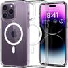 Spigen Cover per iPhone 14 Pro, Ultra Hybrid MagFit, Compatibile con MagSafe - Clear White