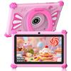ascrecem Tablet Bambini 7 Pollici Android 15 Tablet per Bambini con 2.4G+5G WiFi6 Penta Core 6GB RAM 32GB ROM Tablets Bambina Doppia Fotocamera 128GB Espandibile Controllo Parentale (Rosa)