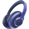 Fresh 'n Rebel Clam Ace 2, Cuffie ANC, Cancellazione Attiva del Rumore Ibrida, Modalità Suono Ambientale, Bluetooth Multipoint, Pieghevoli, Ricarica Rapida, 60h ANC/100h di Autonomia (True Blue)