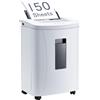 Fonirvanic Tritacarte Distruggi Documenti Ufficio: 150 Fogli Capacità 25L Basso Rumore <60dB Protezione Sicuro e Silenzioso Surriscaldamento Carta Carta Credito Casa Scuola Cliniche Studi Legali