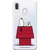 LA CASA DE LAS CARCASAS Custodia per Samsung Galaxy A40 Ufficiale Snoopy Snoopy casa per Proteggere Il Tuo Cellulare. Cover per Samsung in Silicone Flessibile con Licenza Ufficiale Peanuts.