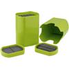 Space Home - Taglia Patate - Affetta Patate - Taglia Patate Fritte - Taglia Patate a Bastoncino - Patatine Fritte Perfetta per Frutta e Verdura - 3 Tipi di Taglio - Verde - ABS e Acciaio Inox